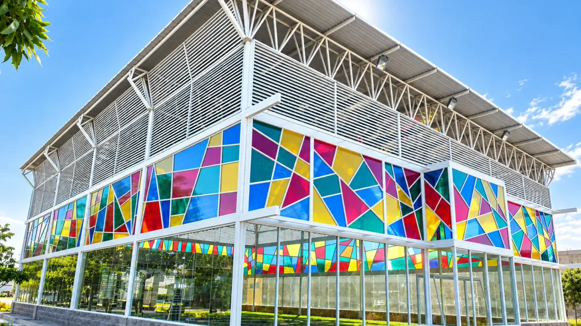 Policarbonato alveolar — Estadio Federico Serrano Soto, Riohacha, La Guajira