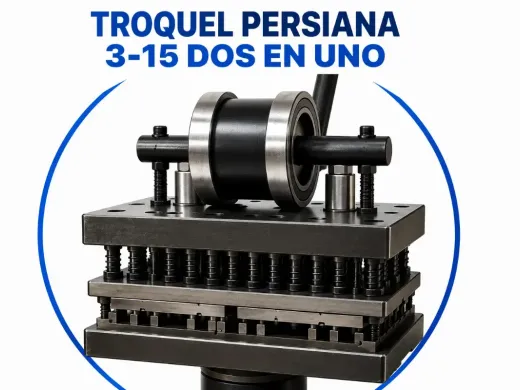 Troquel persiana 3-15 dos en uno
