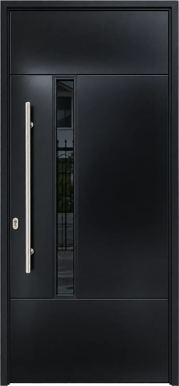 Puerta ACM negra